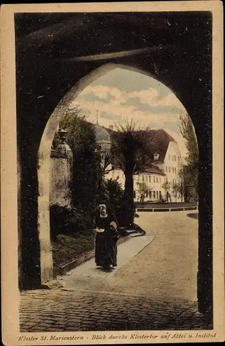 Ak Panschwitz Kuckau Oberlausitz, Kloster St. Marienstern, Abtei, Institut
