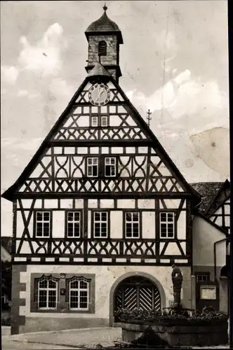Ak Külsheim in Baden, Rathaus