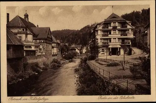 Ak Bad Berneck im Fichtelgebirge Oberfranken, Oelschnitz, Hotel