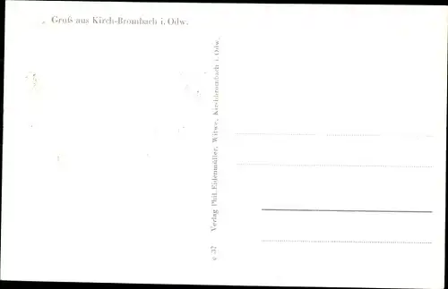 Ak Kirch-Brombach Fürth im Odenwald, Gesamtansicht