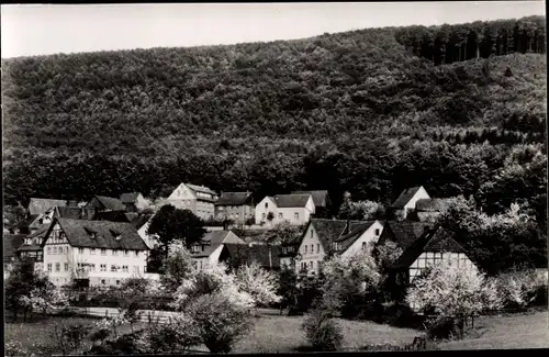 Ak Glashütte in Sachsen, Teilansicht, Wald