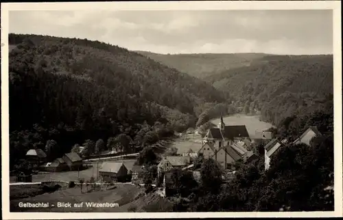 Ak Wirzenborn Montabaur im Westerwald, Gelbachtal, Ort, Wald