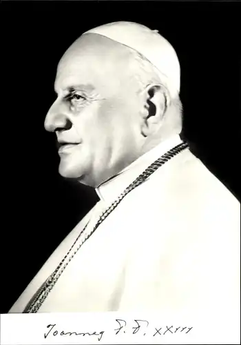 Foto Ak Papst Johannes XXIII., Angelo Giuseppe Roncalli, Portrait