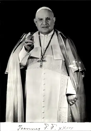 Foto Ak Papst Johannes XXIII., Angelo Giuseppe Roncalli, Portrait