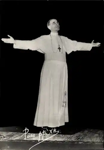 Ak Papst Pius XII., Eugenio Maria Giuseppe Giovanni Pacelli, Portrait