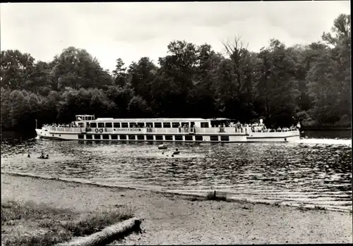 Ak Berliner Fahrgastschiffe, Salondampfer MS Johannes R. Becher