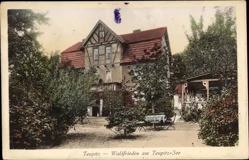 Ak Teupitz in Brandenburg, Gasthaus Waldfrieden am Teupitzsee