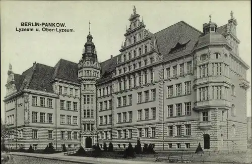 Ak Berlin Pankow, Lyzeum und Oberlyzeum