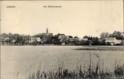 Ak Kloster Lehnin in der Mark, Mühlenteich