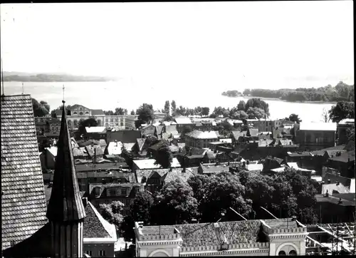 Foto Schwerin in Mecklenburg, Schweriner See vom Dom aus gesehen, 1975