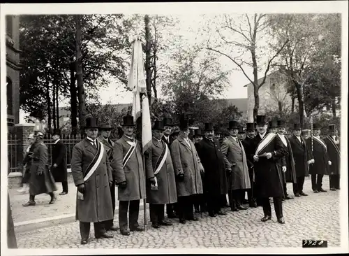 Foto Veteranen bei Festakt ?, Weimarer Republik ?