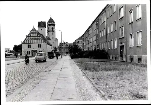 Foto Fürstenwalde an der Spree, Rathaus, Stadtkirche, 1973