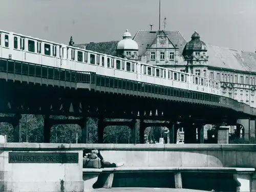 Foto Berlin, Hallesche Tor Brücke, Hochbahn