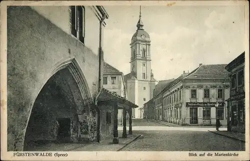 Ak Fürstenwalde an der Spree, Marienkirche