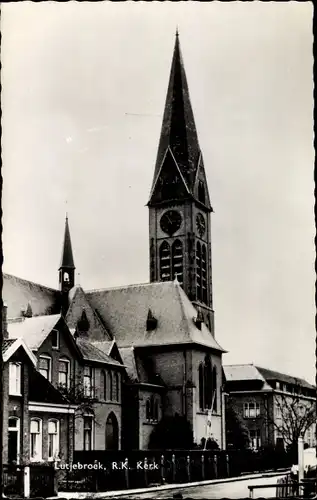 Ak Lutjebroek Nordholland Niederlande, R. K. Kerk