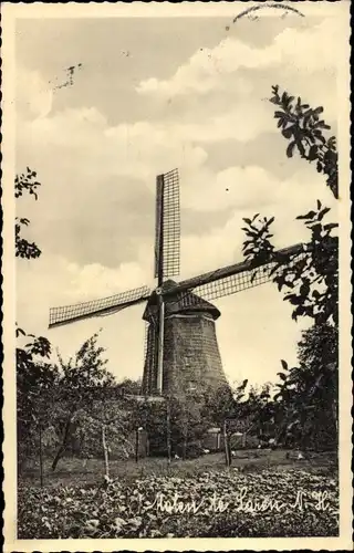 Ak Laren Nordholland Niederlande, Windmühle