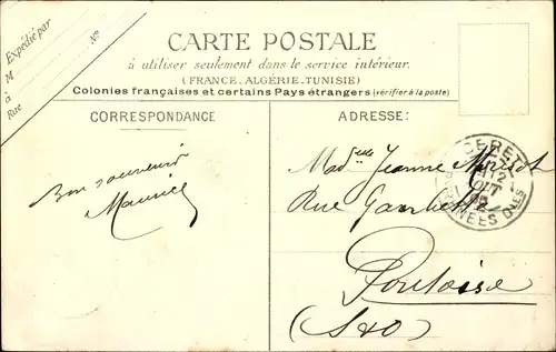 Ak Ceret Pyrénées Orientales, Totale mit Saint Christophe