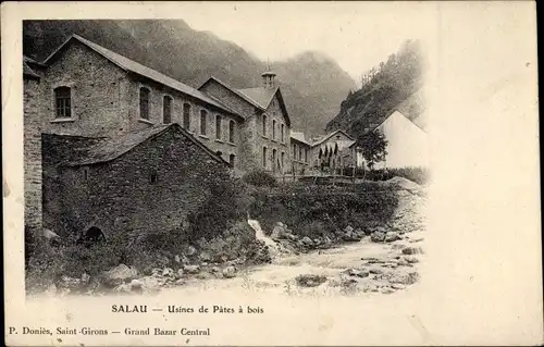 Ak Salau Couflens Ariege, Usines de Pates a bois