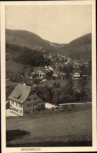 Ak Langenbruck Kanton Basel Land, Panorama