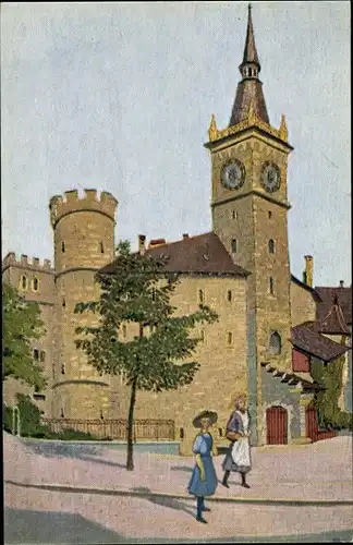 Künstler Ak Biel Bienne Kt Bern, Rosius