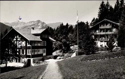 Ak Wengen Kanton Bern, Pension Alpenblick