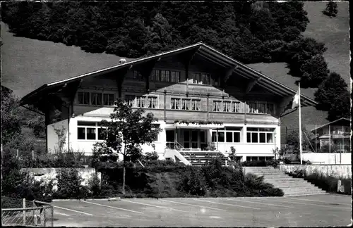 Ak Diemtigen Kanton Bern Schweiz, Schulhaus