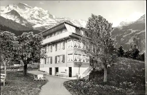 Ak Wengen Kanton Bern, Chalet Schweizerheim Garni