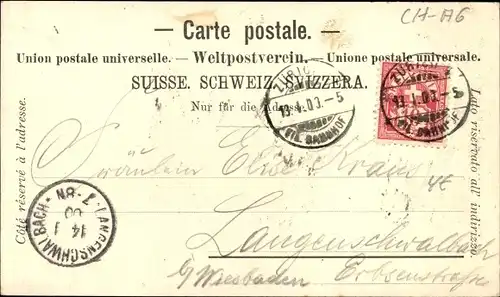 Ak Baden Kt Aargau Schweiz, Landvogteischloss