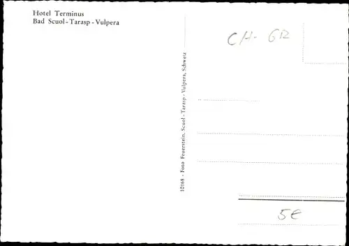 Ak Vulpera Tarasp Scuol Kanton Graubünden, Hotel Terminus, Winteransicht