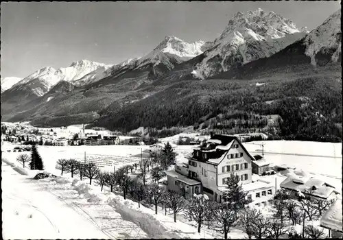 Ak Vulpera Tarasp Scuol Kanton Graubünden, Hotel Terminus, Winteransicht