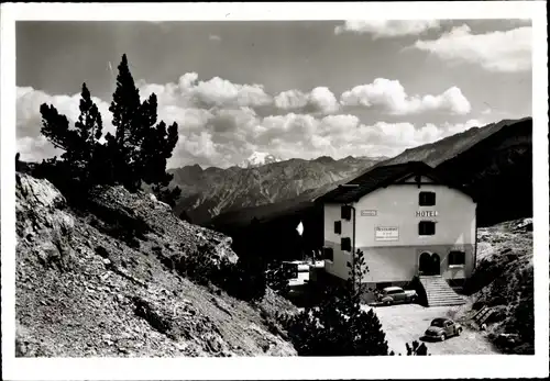 Ak Tschierv Kanton Graubünden, Hotel Süsom Give, Ofenpasshöhe, Ortler