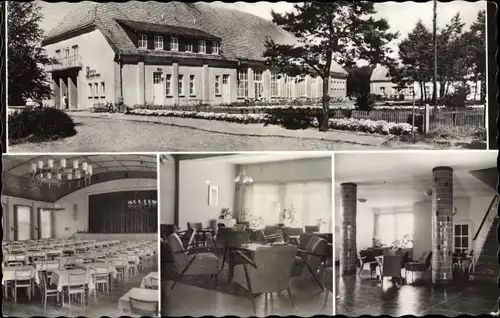 Ak Ostseebad Dierhagen, FDGB Heim Ernst Moritz Arndt, Innenansicht