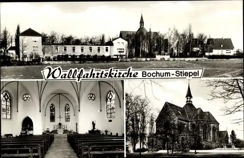 Ak Stiepel Bochum im Ruhrgebiet, Wallfahrtskirche