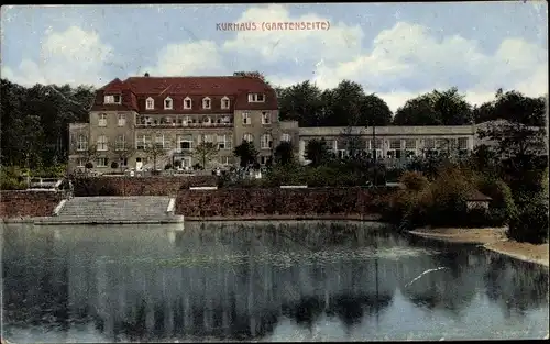 Ak Speldorf Mülheim an der Ruhr in Nordrhein Westfalen, Kurhaus Raffelberg, Gartenseite