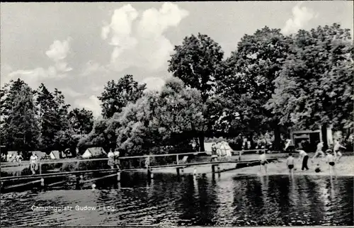 Ak Gudow im Herzogtum Lauenburg, Campingplatz