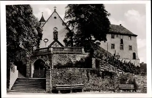 Ak Großheubach am Main in Unterfranken, Blick auf Kloster Engelsberg