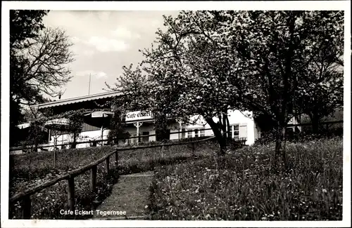 Ak Tegernsee in Oberbayern, Cafe Eckart