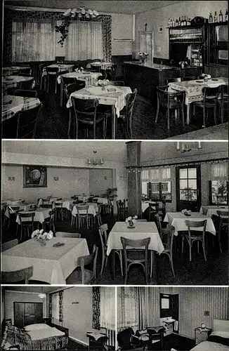 Ak Klotten an der Mosel, Weinhaus Pension Hubertus, Wappen