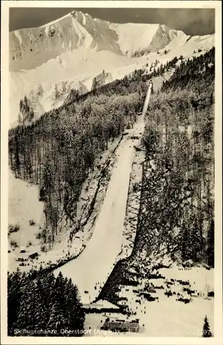 Ak Oberstdorf im Oberallgäu, Skiflugschanze