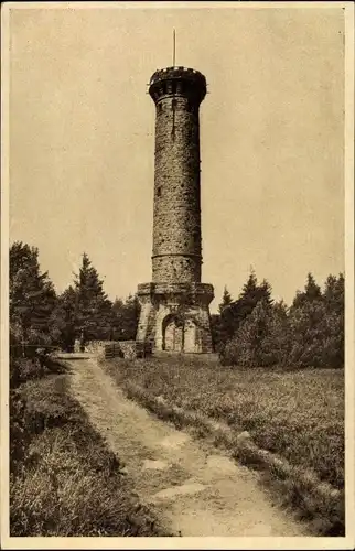 Ak Herrenwies Forbach im Schwarzwald Baden, Badener Höhe, Friedrichsturm