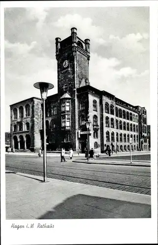 Ak Hagen in Westfalen, Rathaus