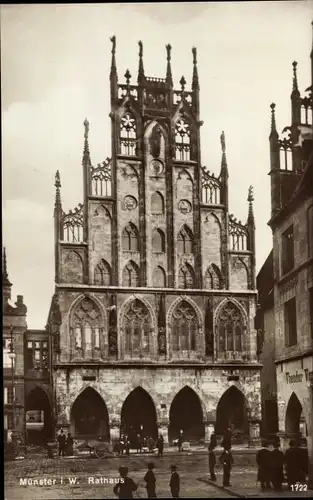 Ak Münster in Westfalen, Rathaus