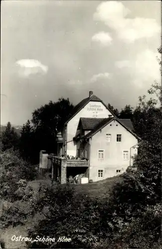 Ak Ostrau in Sachsen, Schöne Höhe