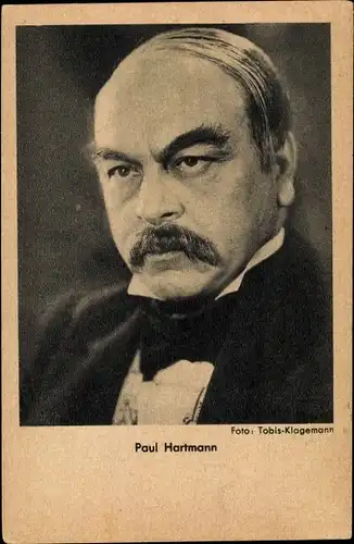 Ak Schauspieler Paul Hartmann, Portrait