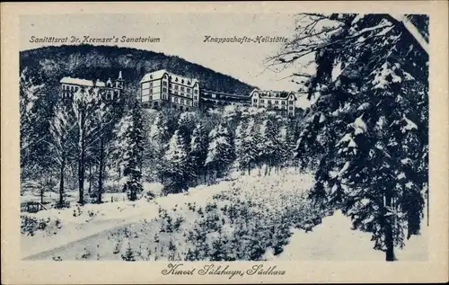 Ak Sülzhayn Ellrich Thüringen, Sanitätsrat Dr. Kremser's Sanatorium, Knappschaftsheilstätte