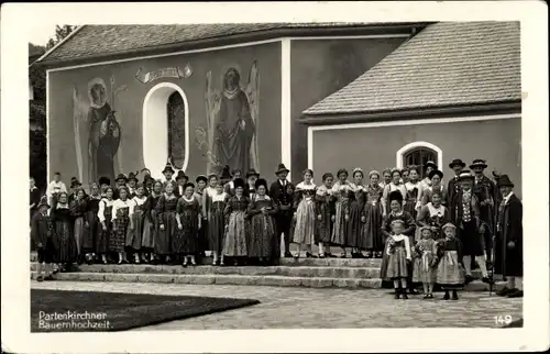 Ak Garmisch Partenkirchen in Oberbayern, Bauernhochzeit