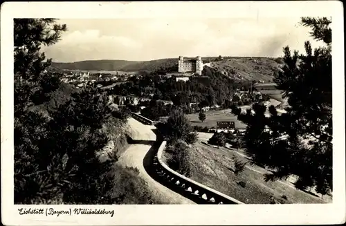 Ak Eichstätt in Bayern, Willibaldsburg, Panorama