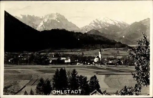 Ak Ohlstadt in Oberbayern, Panorama