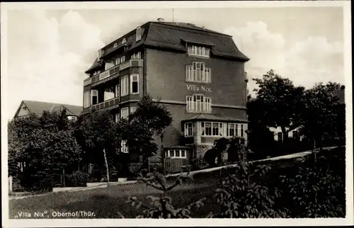 Ak Oberhof im Thüringer Wald, Villa Nix