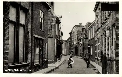 Ak Zwartsluis Overijssel, Kerkstraat